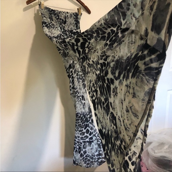 Show Me Your Mumu Elastic waist super flared bottoms Cheetah Print pants size S. - Picture 4 of 13